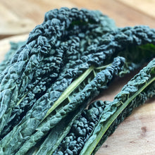 Load image into Gallery viewer, cavolo nero on a wooden board
