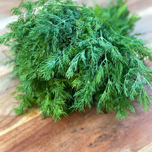 Load image into Gallery viewer, fresh dill on a wooden board
