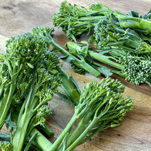 Load image into Gallery viewer, tenderstem brocolli on a wooden board
