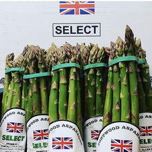 Load image into Gallery viewer, fresh green bunches of asparagus
