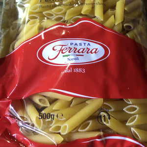 packet of penne tube pasta